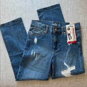 Jordache High Rise Girlfriend Jeans Girls Size 10 Stretch NWT